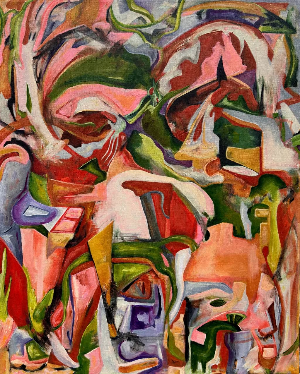 Whimsical Whirlwinds: A Colorful Dance of Abstract Emotions