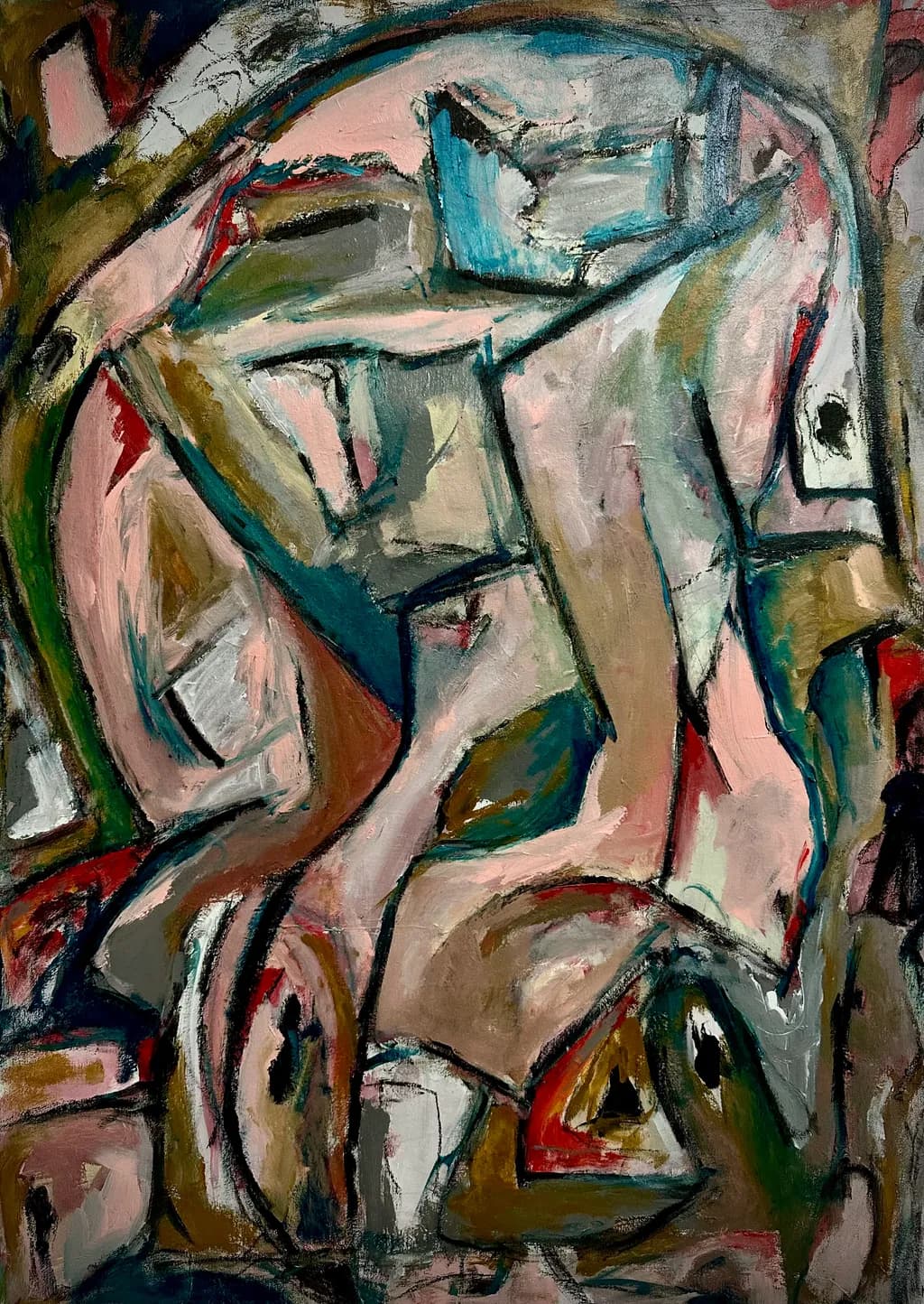 Colorful Chaos: An Abstract Expression of Emotion and Shape