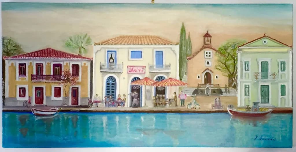 Harbor Café Scene