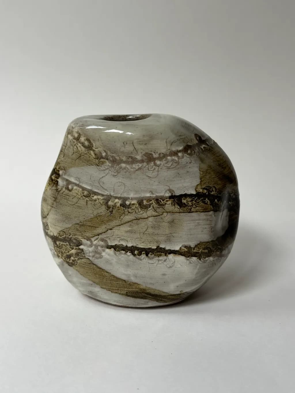 Smoky Strata Vessel