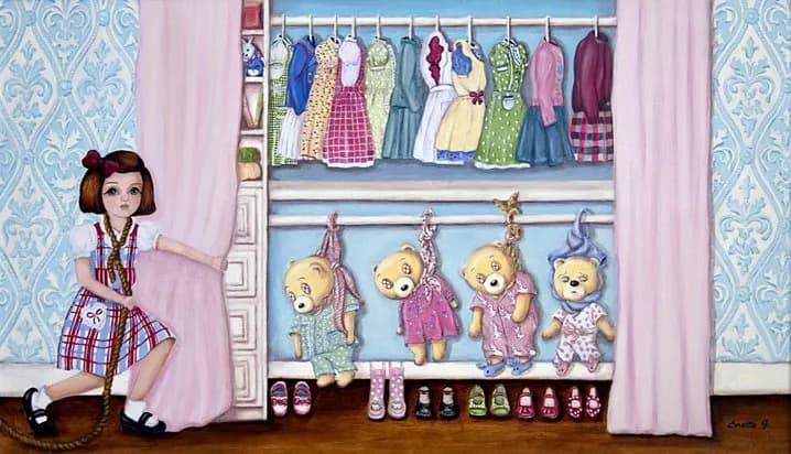 Whispers of Innocence: A Playful Reflection on Childhood Vulnerability