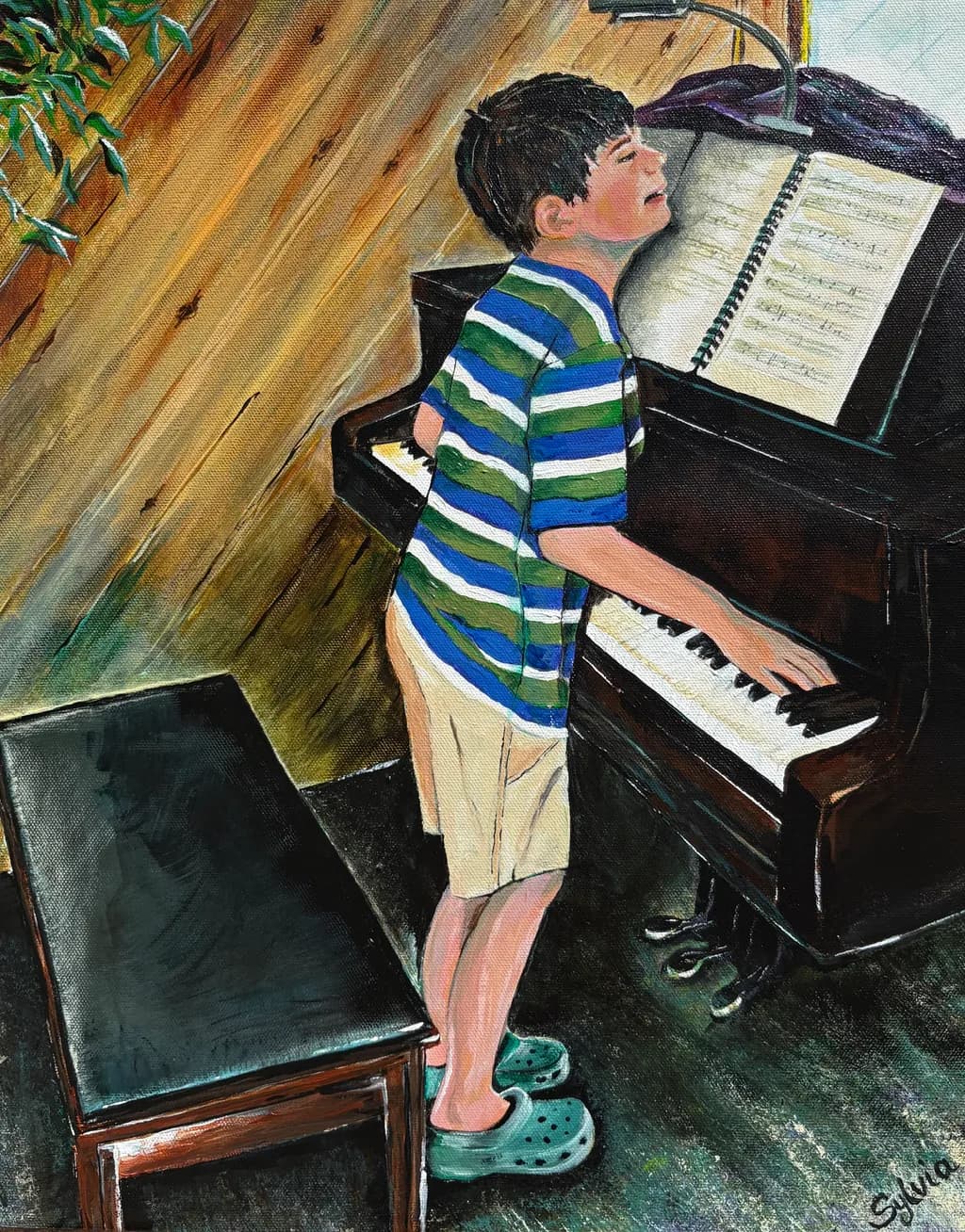 Melodies of Childhood: A Young Pianist's Joyful Journey at the Keys