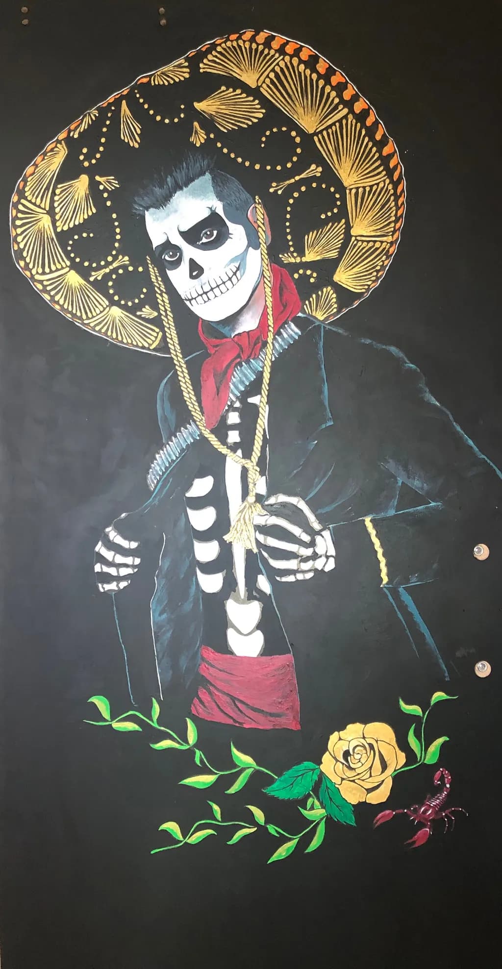 "Vibrant Día de los Muertos Skeleton: A Celebration of Life and Culture"