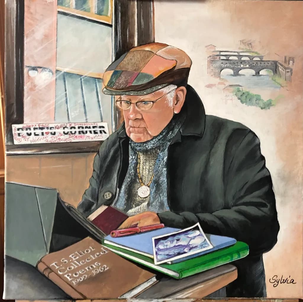 Quiet Contemplation: A Scholar's Moment in Time