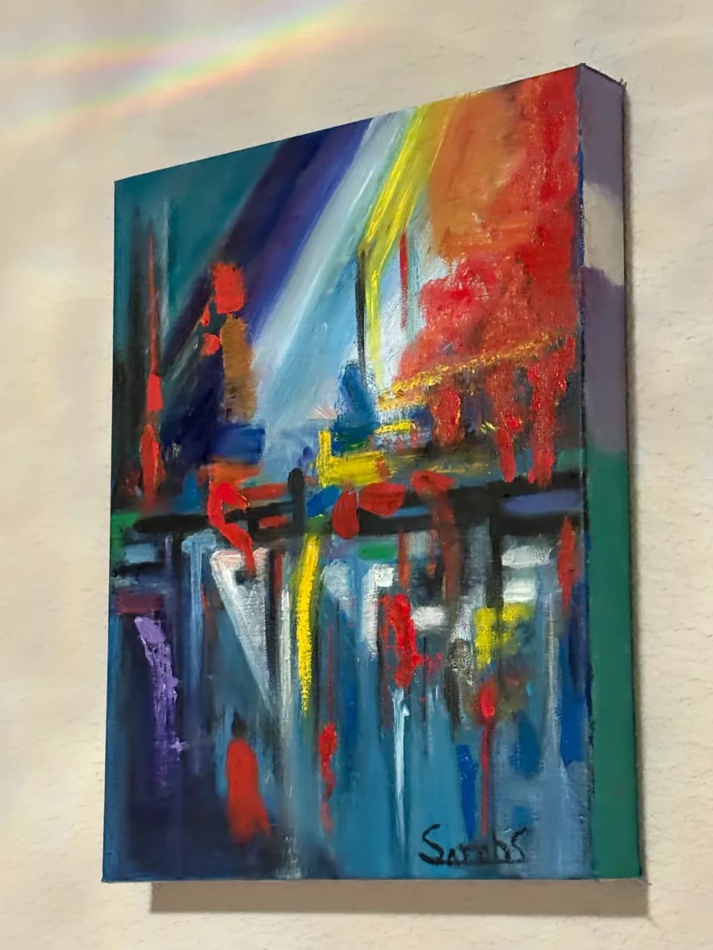 Vibrant Reflections: A Dance of Color and Light