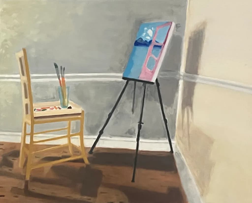 Creative Sanctuary: A Quiet Moment in the Artist's Studio