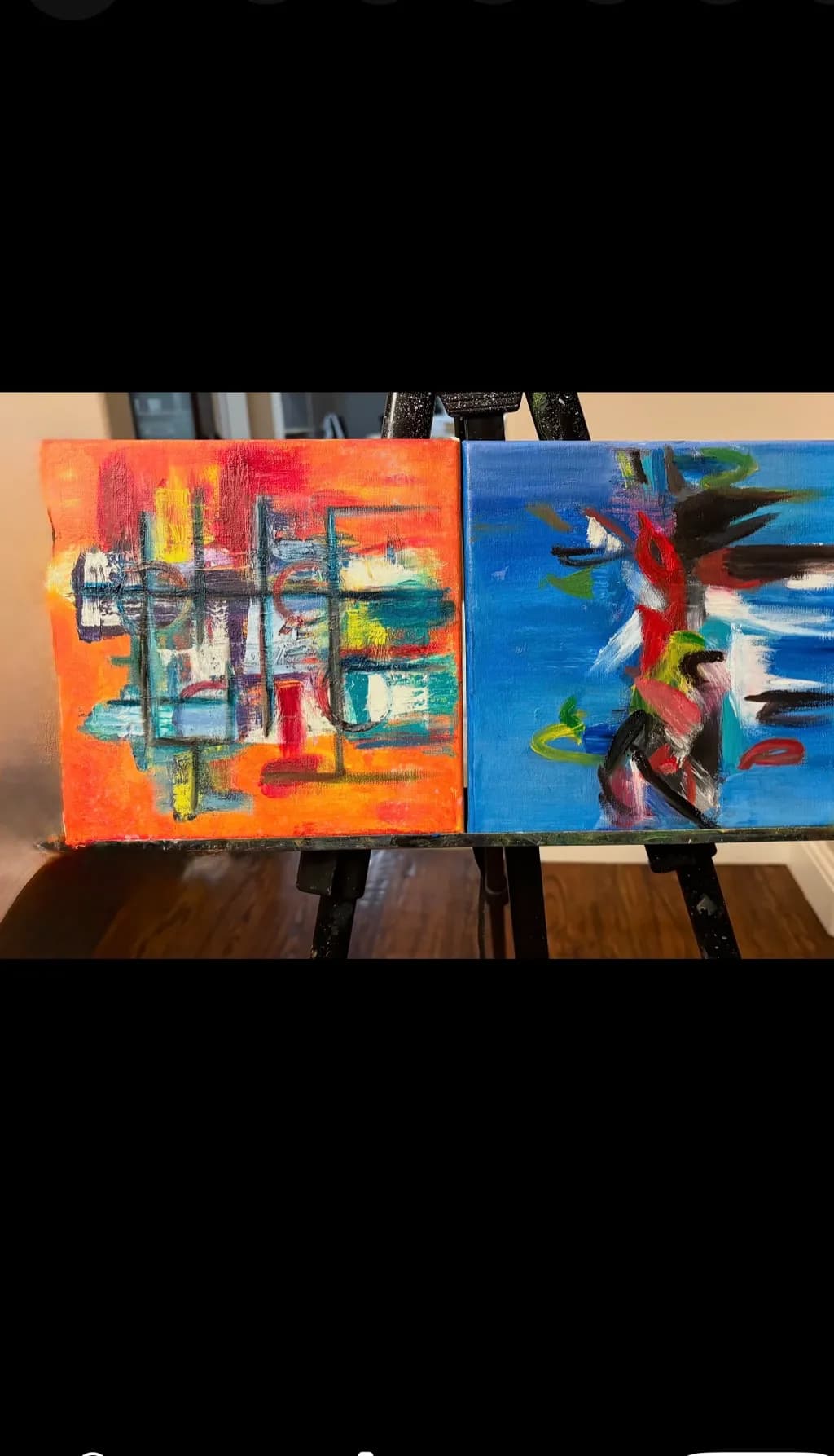 Vibrant Expressions: A Colorful Journey Through Abstract Art on Canvas