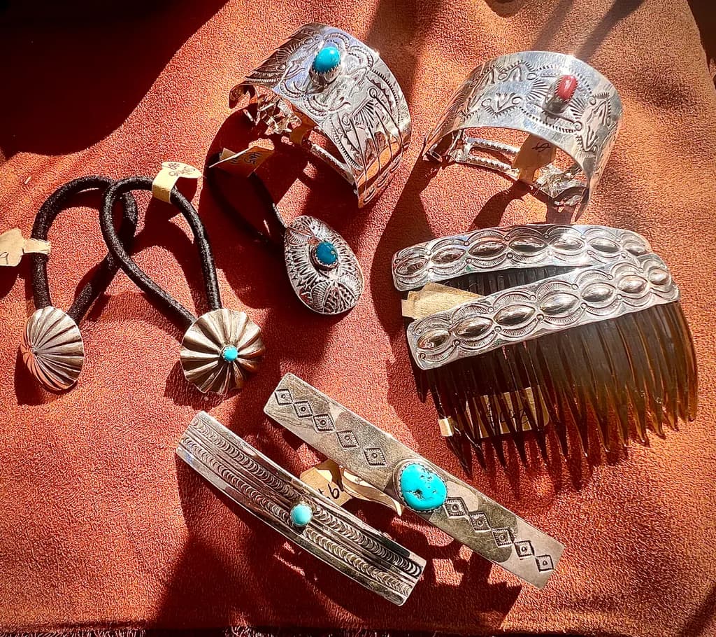 Turquoise Dreams: Handcrafted Vintage Silver Jewelry Collection with Southwestern Charm