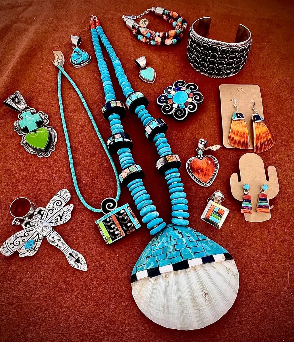 Vibrant Harmony: A Handcrafted Collection of Native American and Southwestern Jewelry