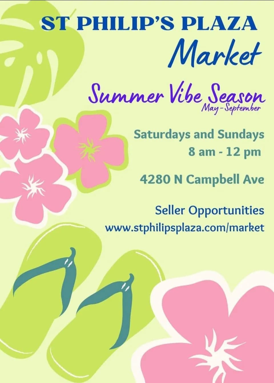Summer Vibes at St. Philip's Plaza: A Colorful Market Experience
