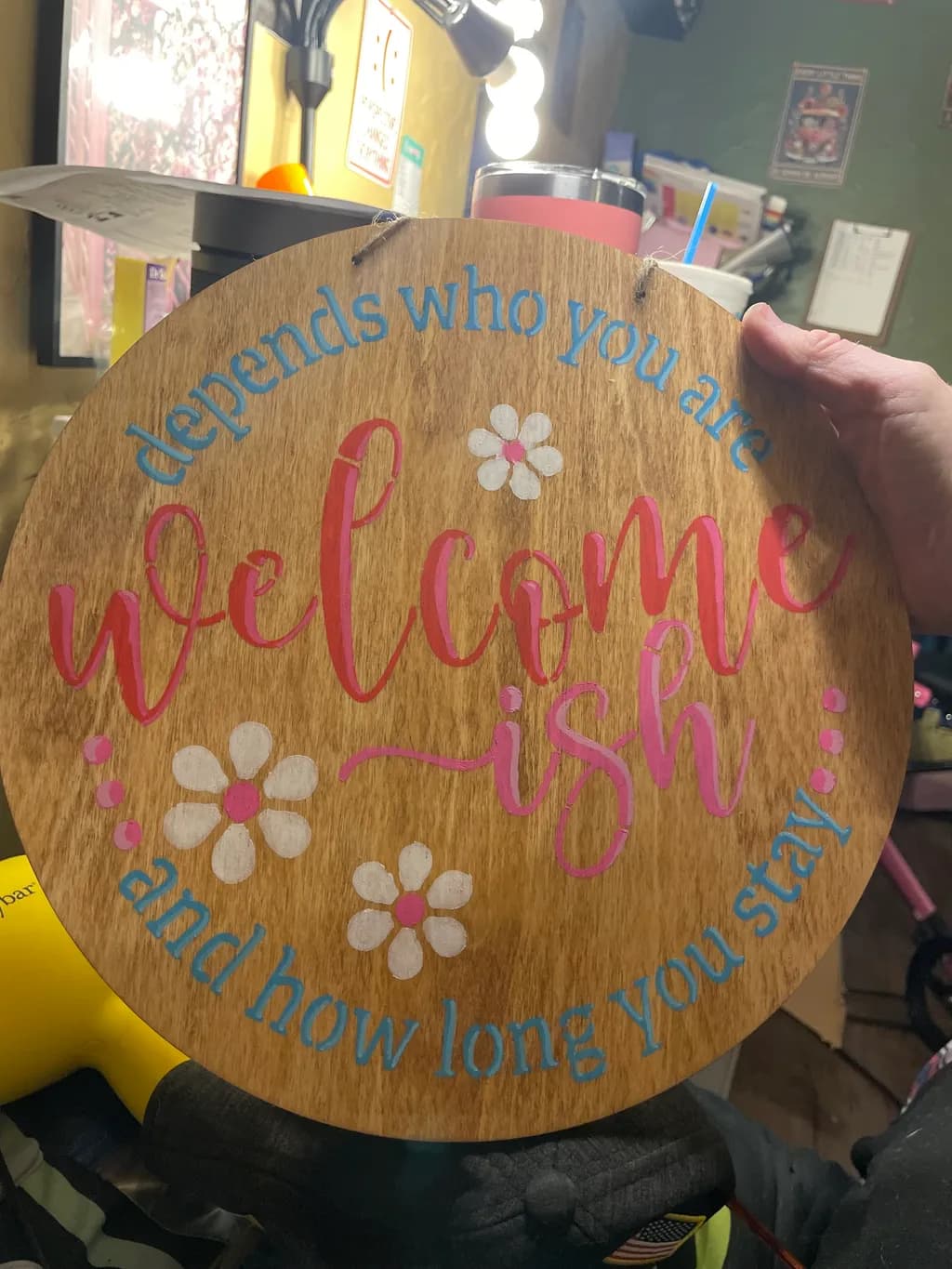 Whimsical Welcome: A Playful Invitation to Stay as Long as You Like