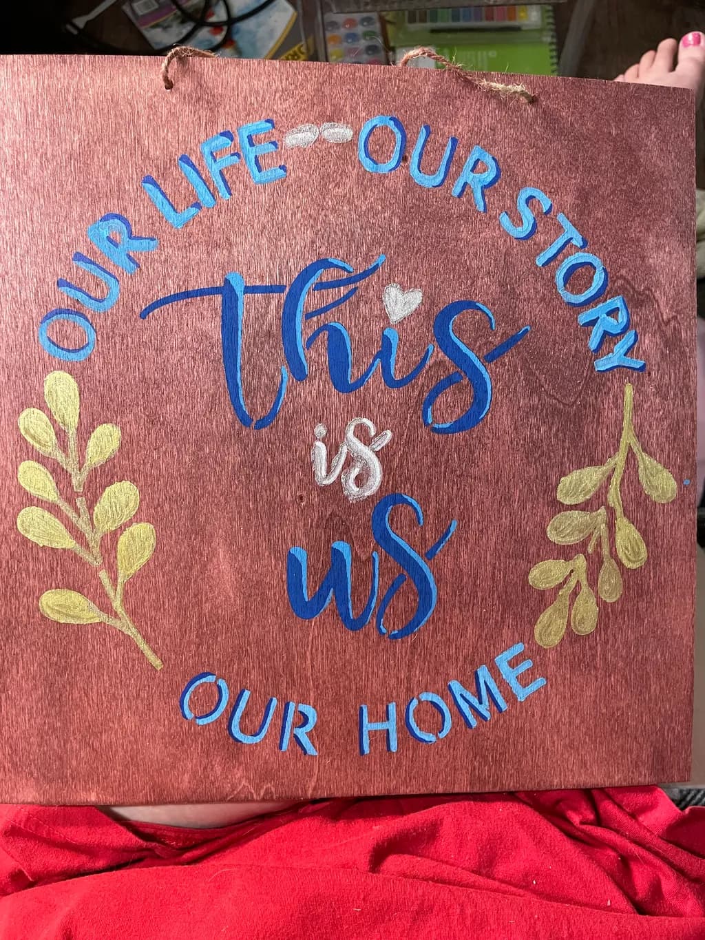 Our Life, Our Story: A Heartfelt Home Decor Piece
