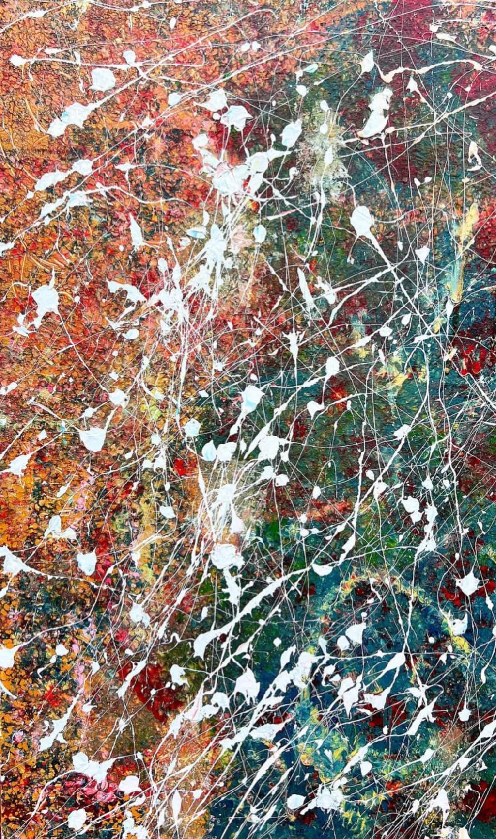 Whispers of Color: A Dance of Chaos and Harmony in Abstract Expressionism