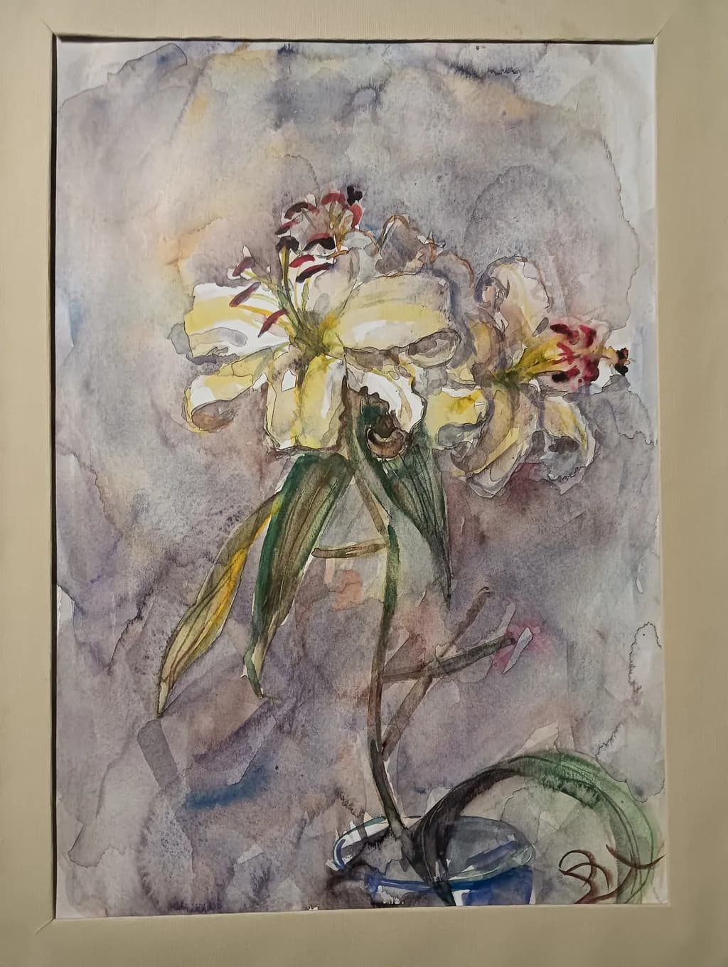 Whispers of Nature: A Delicate Watercolor Floral Dance