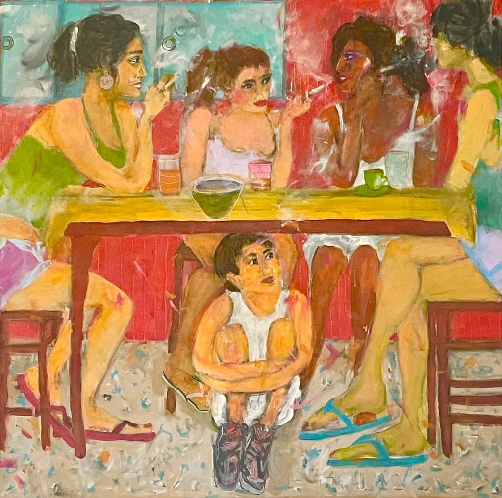Beneath the Café Table