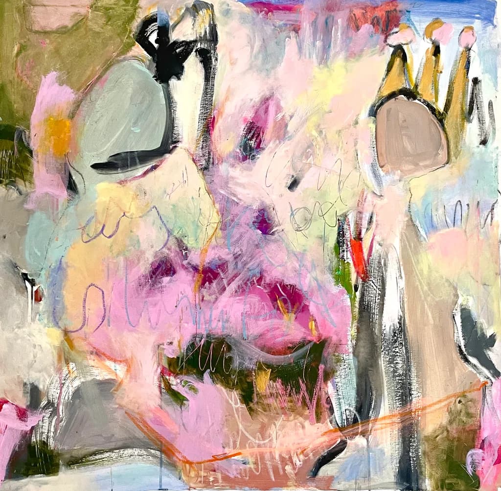 Whispers of Color: A Dreamlike Dance of Forms and Emotions