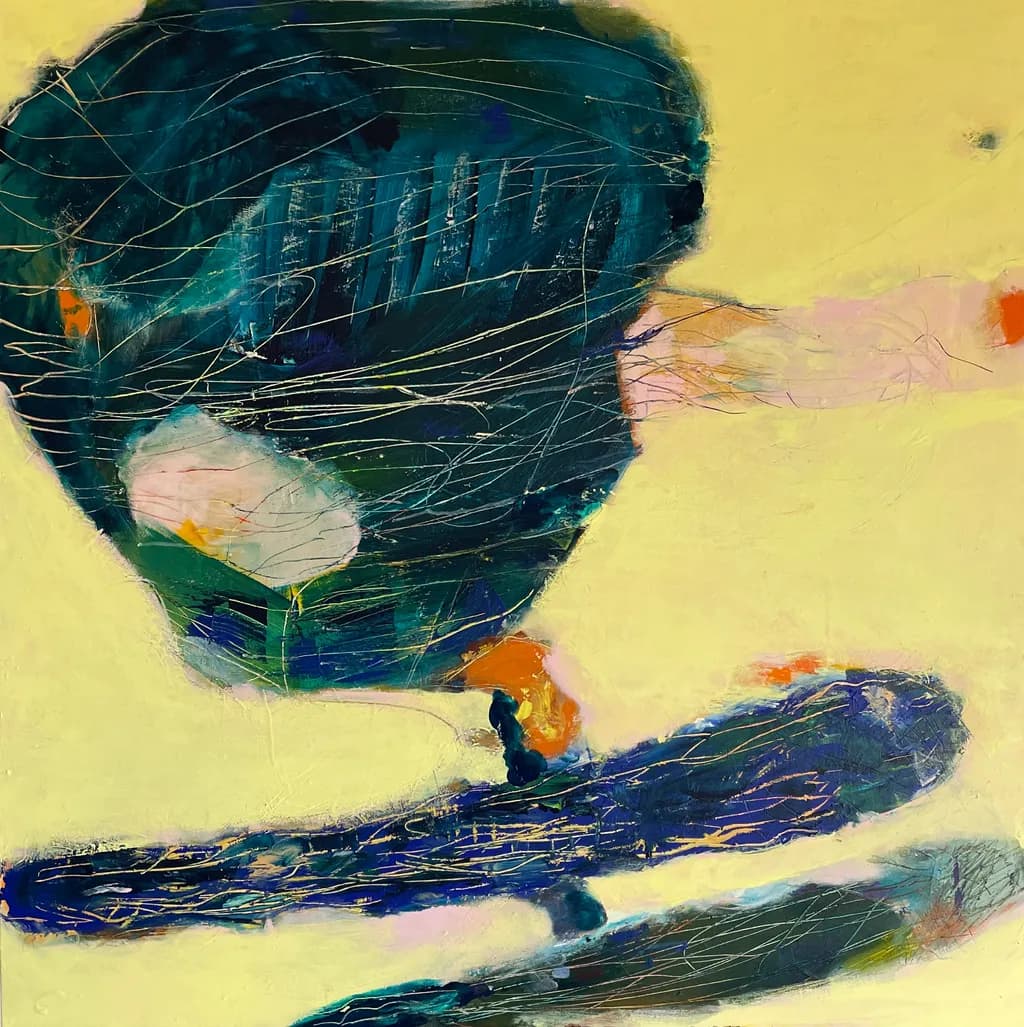 Whispers of Color: An Abstract Journey Through Emotion and Form