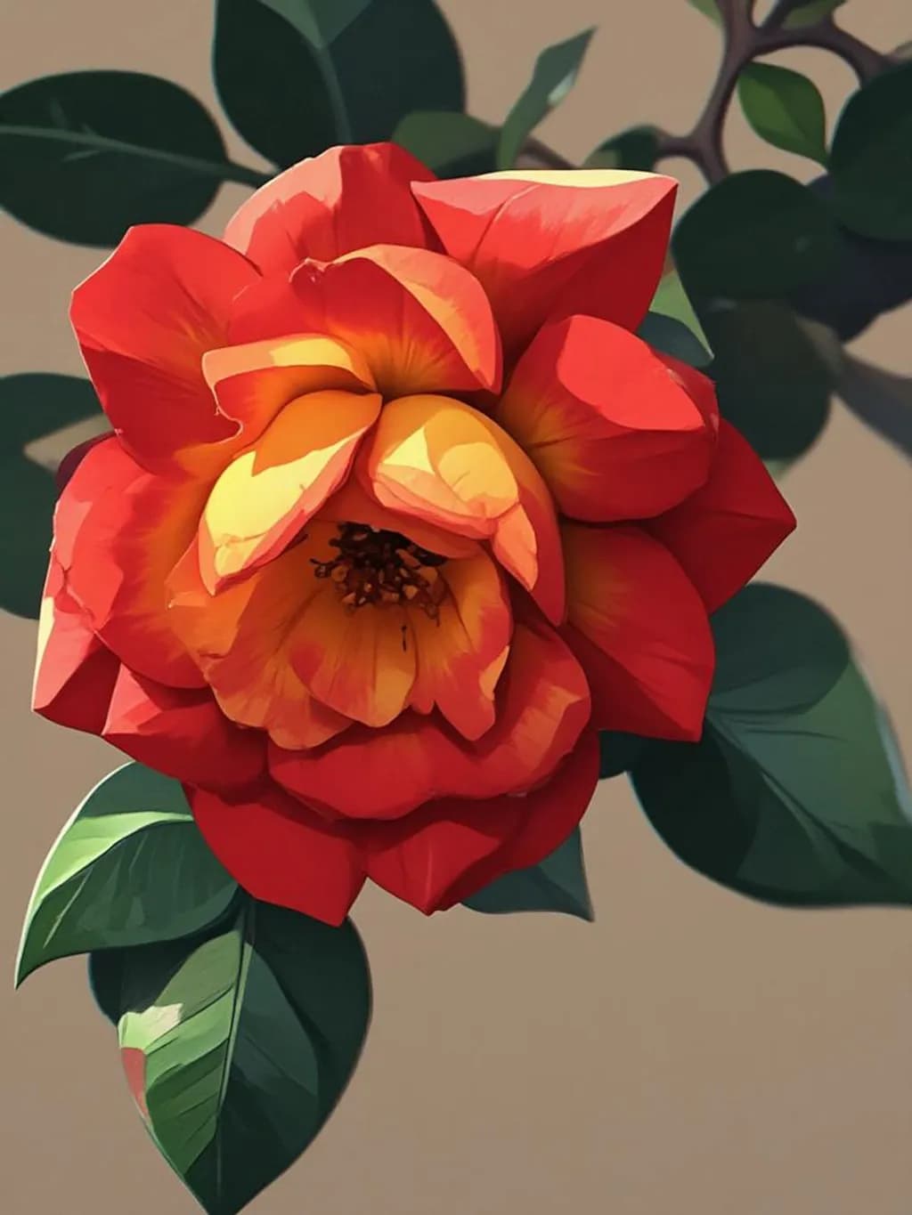 Red Rose Bloom