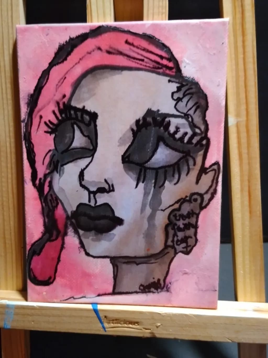 Whispers of Emotion: An Abstract Portrait in Vibrant Hues