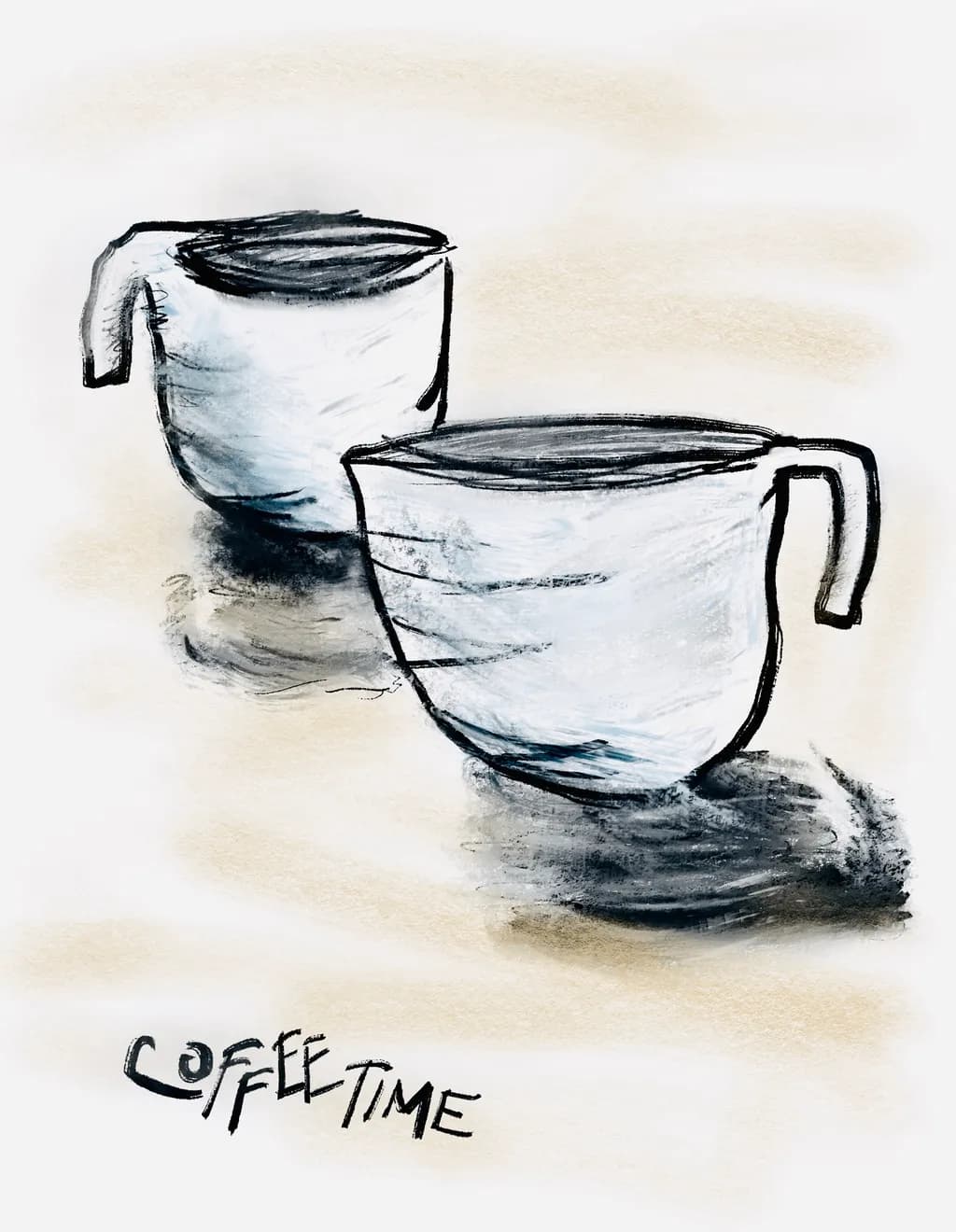 Whispers of Coffee: A Serene Moment in Time