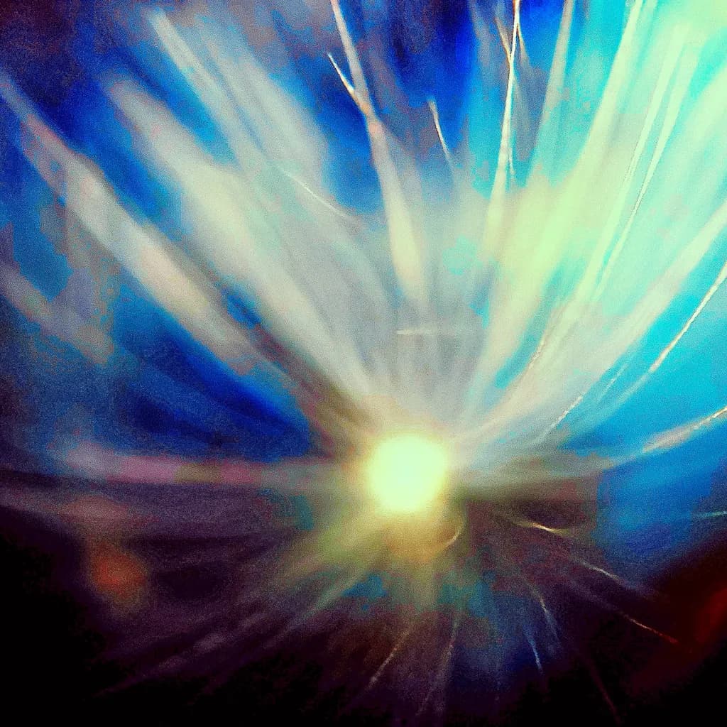Celestial Burst: A Dance of Light and Color in Cosmic Harmony