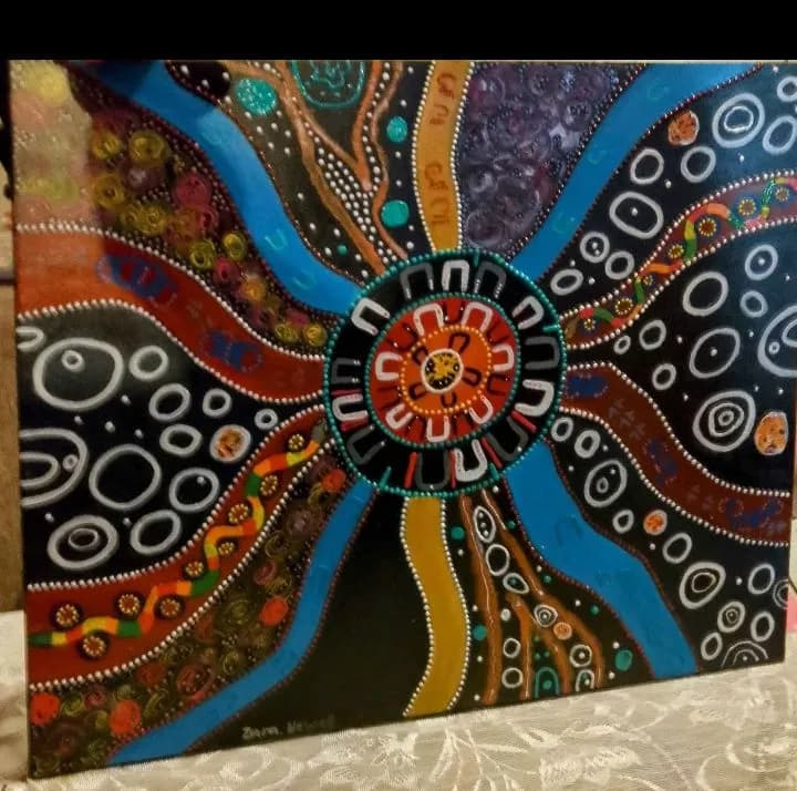 Vibrant Cosmic Harmony: A Journey Through Color and Form