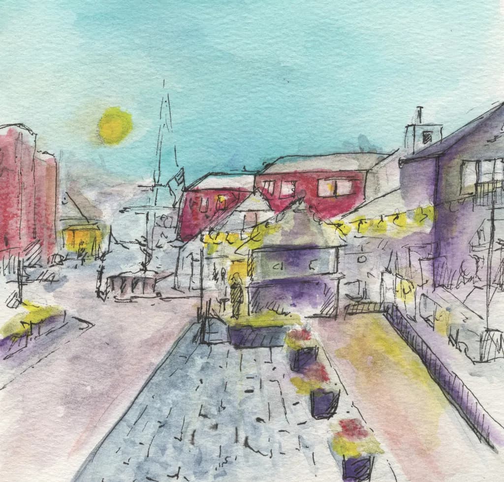 Charming Newport Sketch
