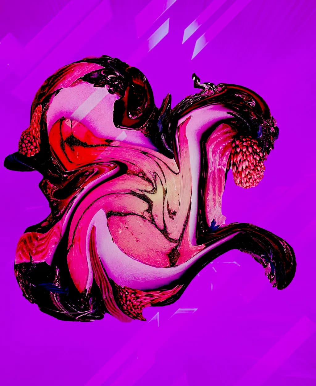 Vibrant Whirl: A Dance of Color and Form in Abstract Expressionism