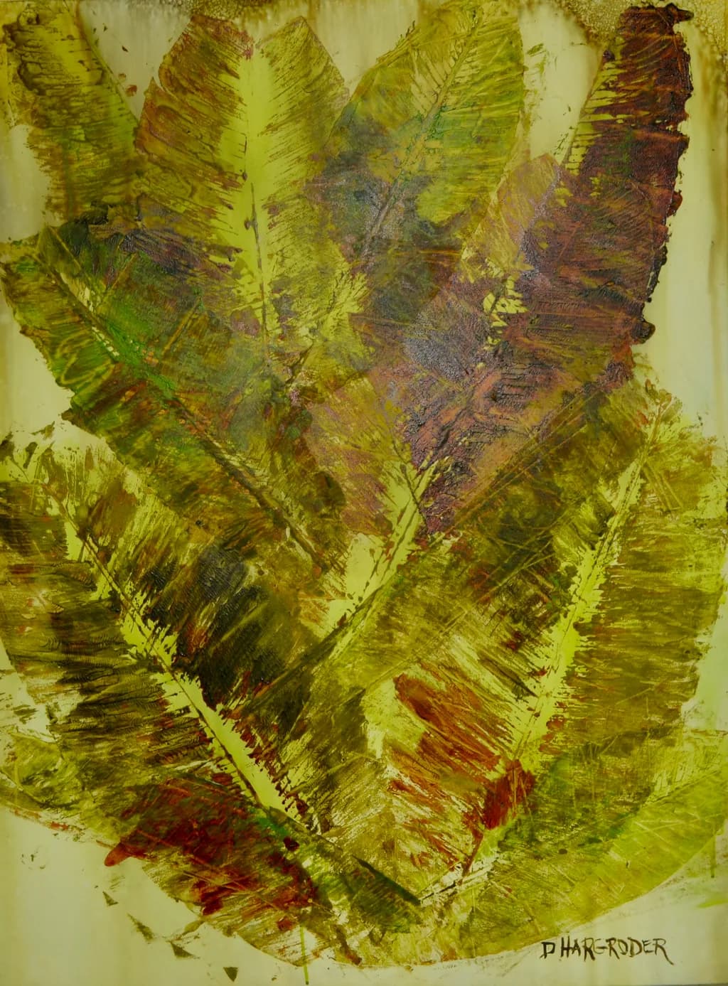 Whispers of Nature: A Dance of Leaves in Earthy Hues
