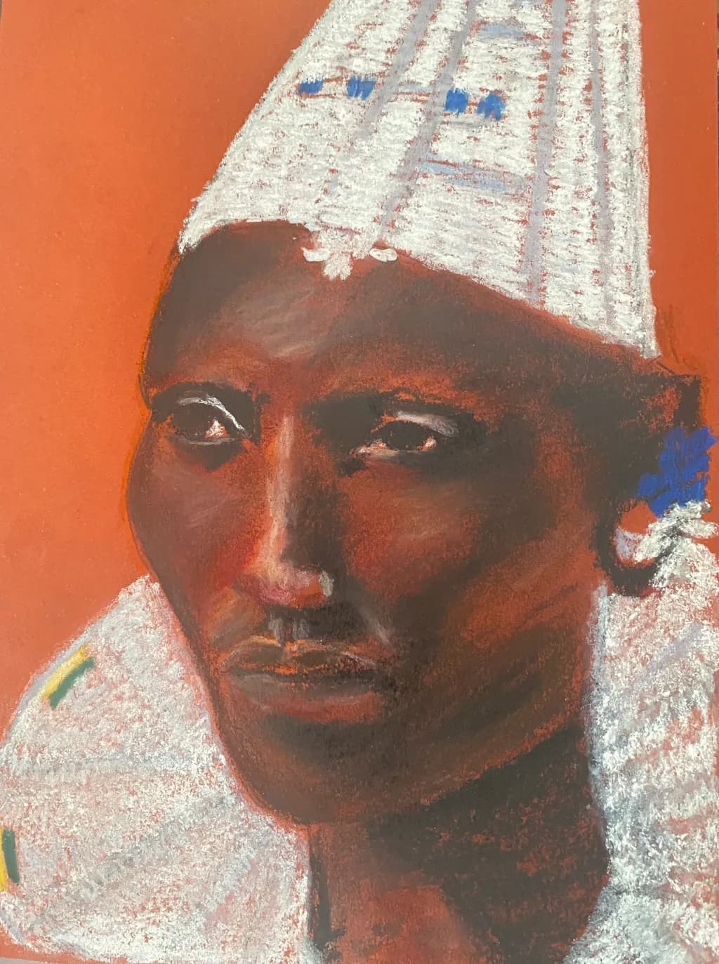 Ethereal Gaze: A Portrait of Cultural Resilience and Identity