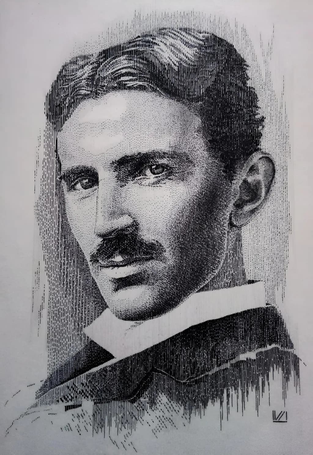 Ritratto di Nikola Tesla