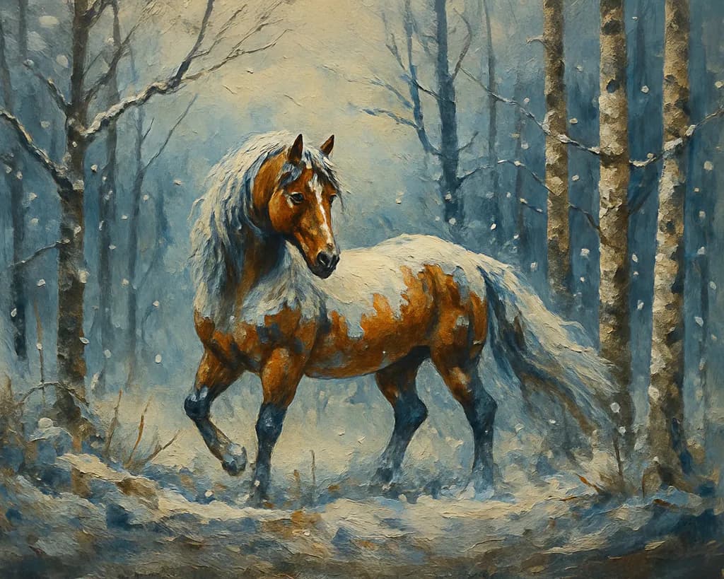 Winter Wonderland Horse