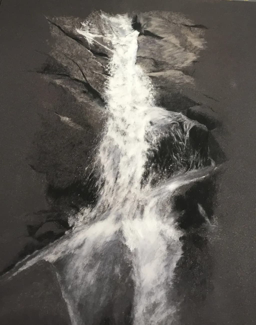 Whispers of Water: A Serene Cascade Through Time and Stone