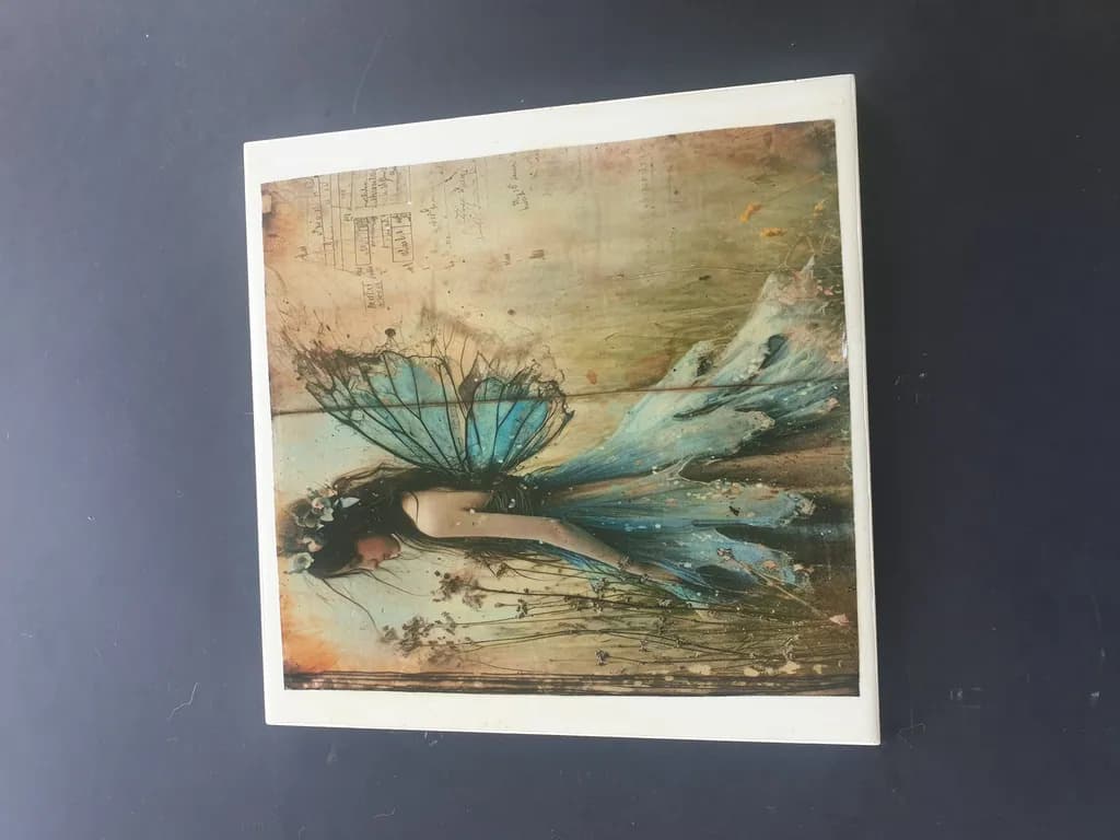 Whispers of the Enchanted: A Dreamy Fairy in Blue Elegance