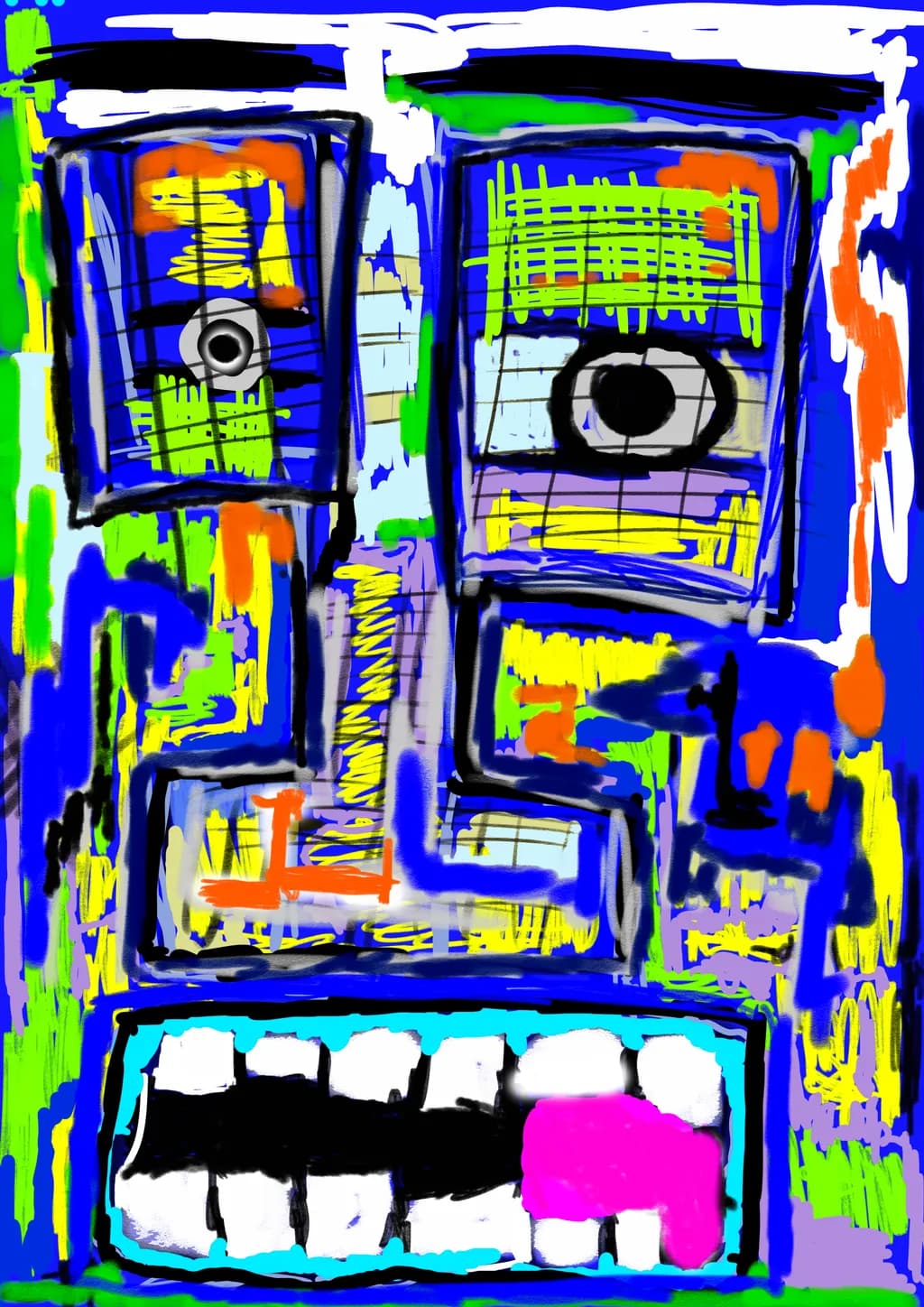 Vibrant Visions: A Colorful Exploration of Abstract Emotion