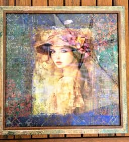 Floral Hat Portrait