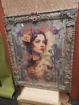 Ornate Floral Portrait