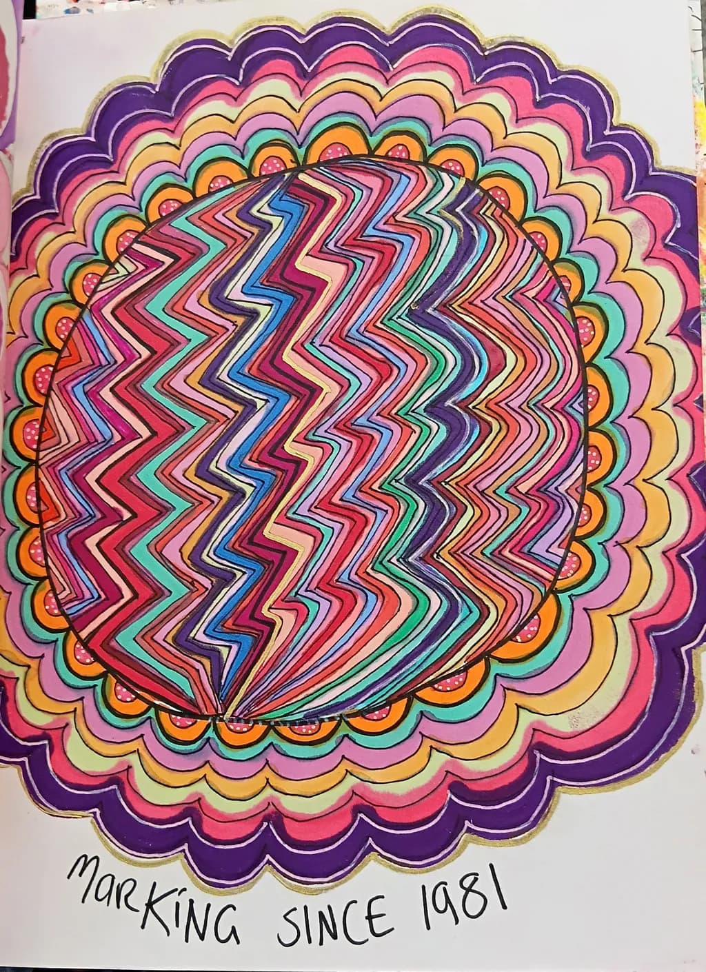 Vibrant Waves: A Colorful Journey Through Patterns and Time