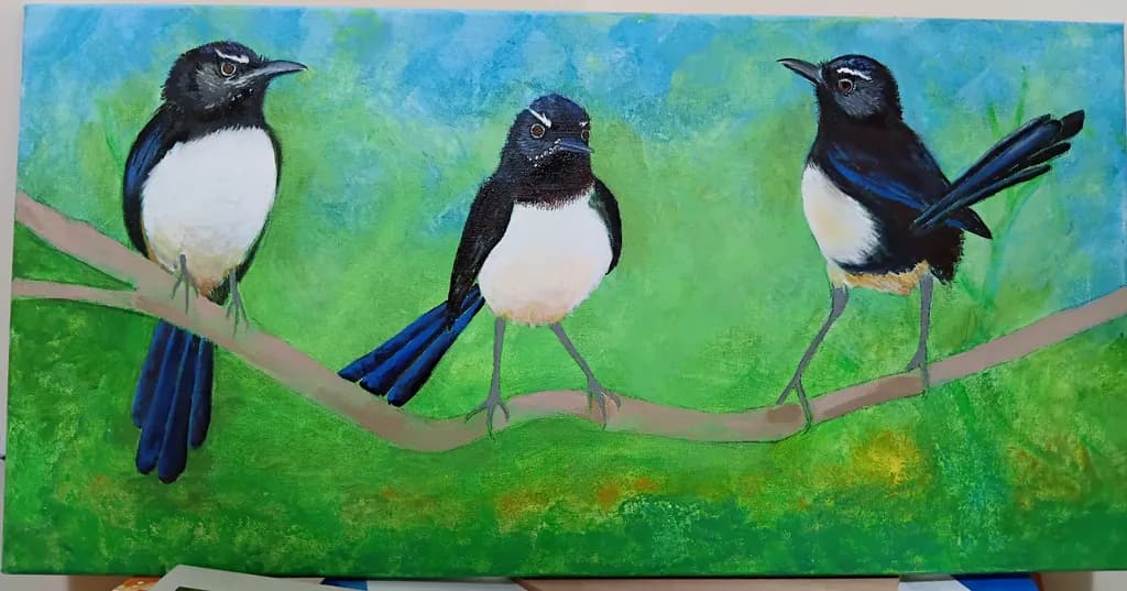 Perched Trio