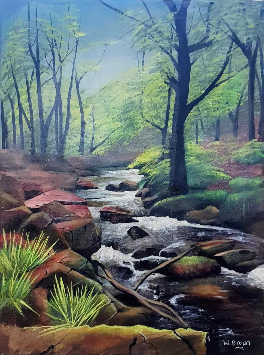 Whispers of the Stream: A Serene Journey Through Nature's Embrace