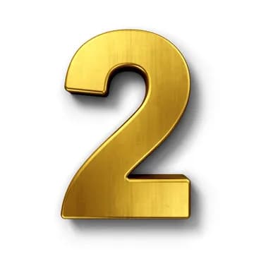 Golden Elegance: The Art of Number Two