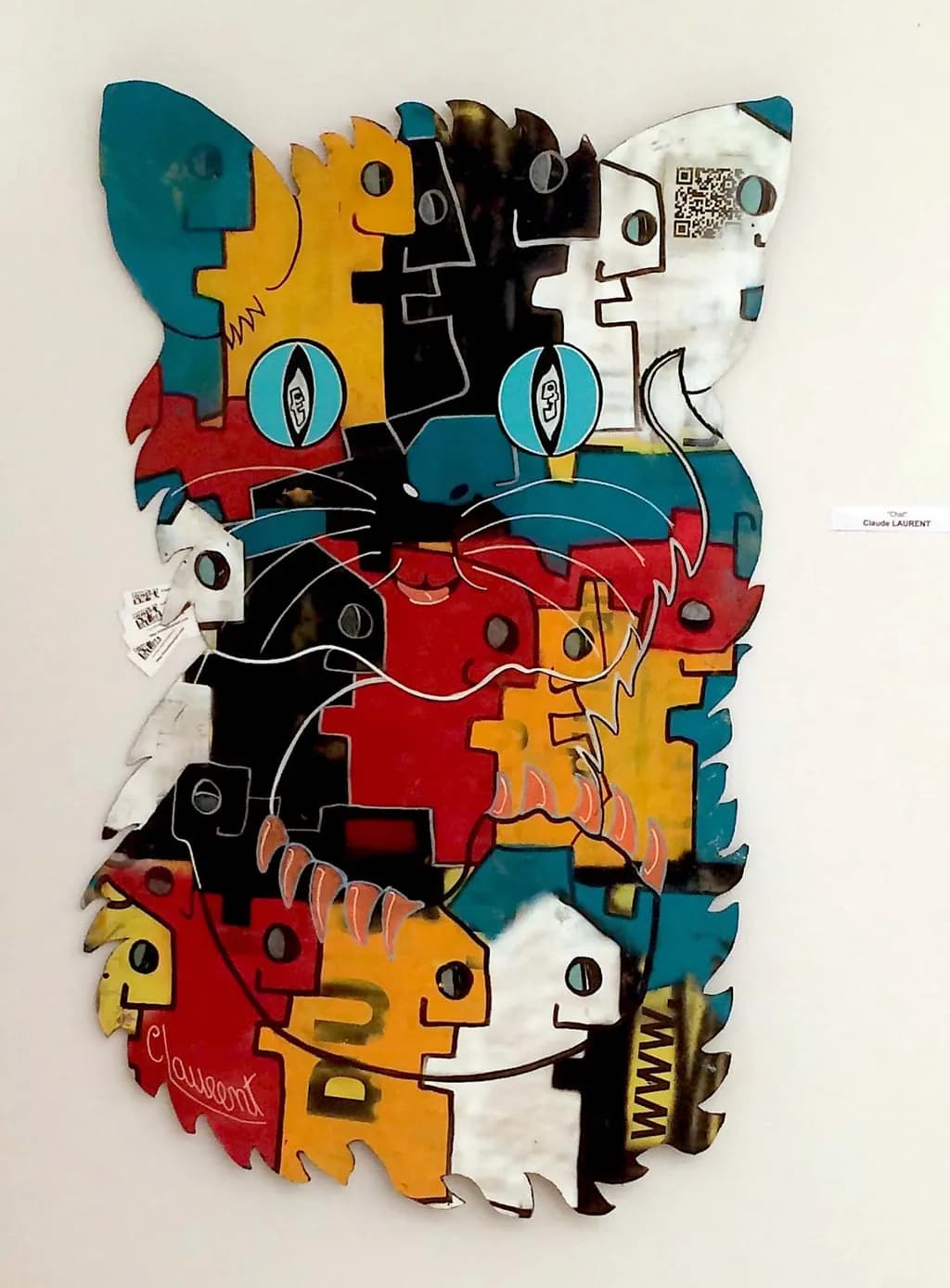 Abstract Cat Faces