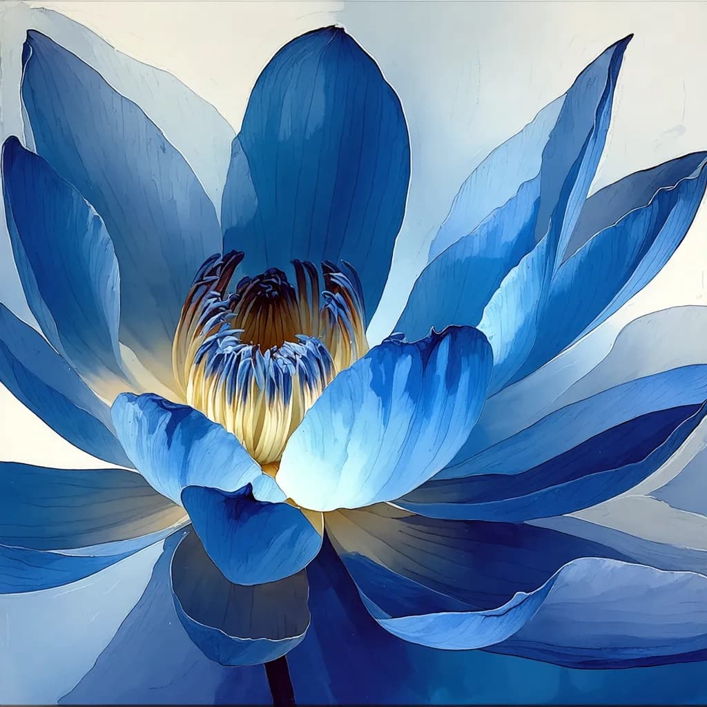 Blue Flower Bloom