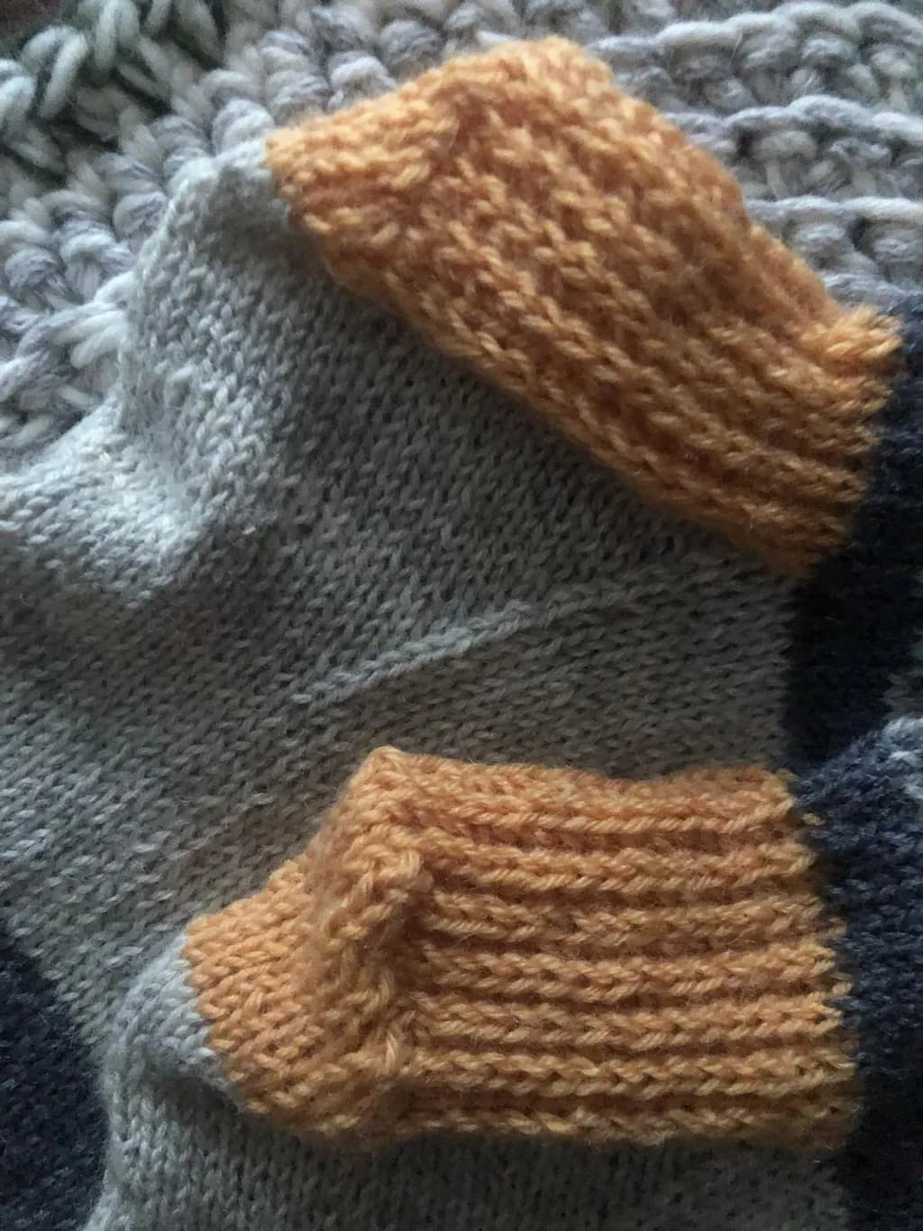Cozy Contrast Socks