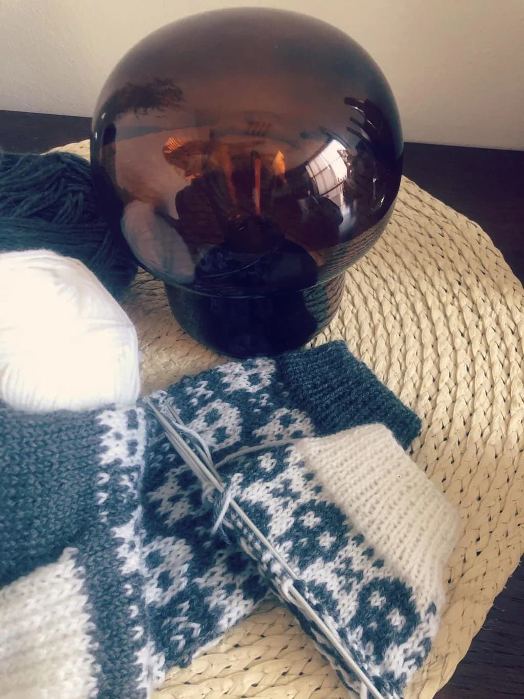 Amber Glow and Knits