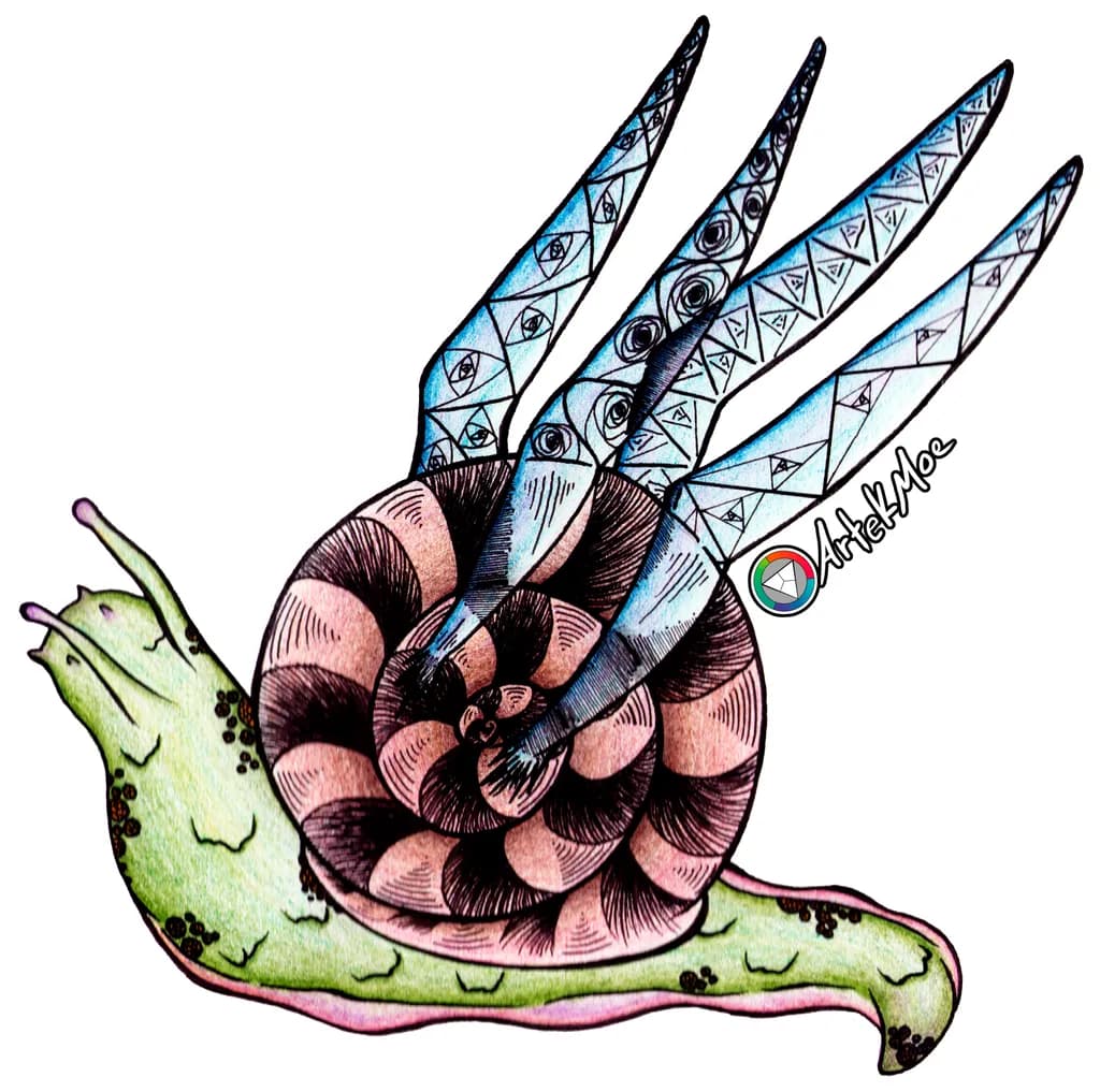 Green Flight Snail