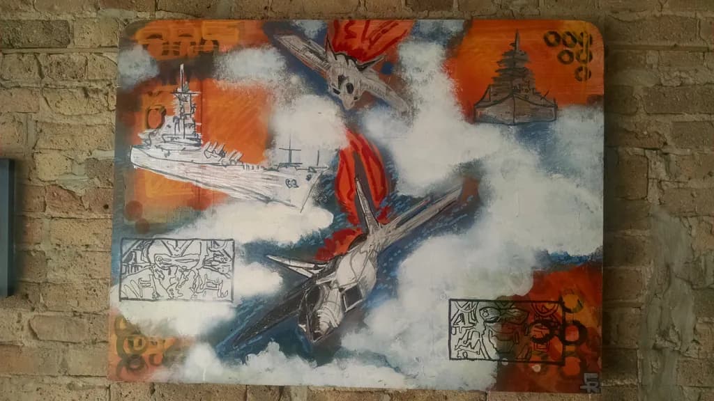 Aerial Reverie: The Dance of Warships and Skies