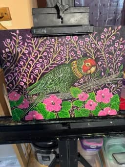 Regal Parrot in Bloom