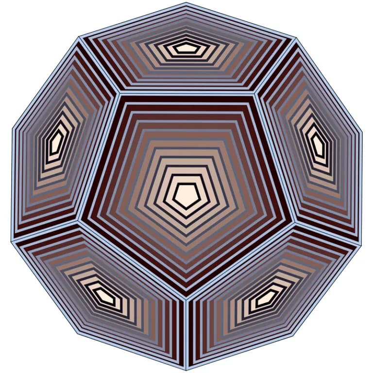 Geometric Harmony: A Layered Exploration of Abstract Shapes and Patterns