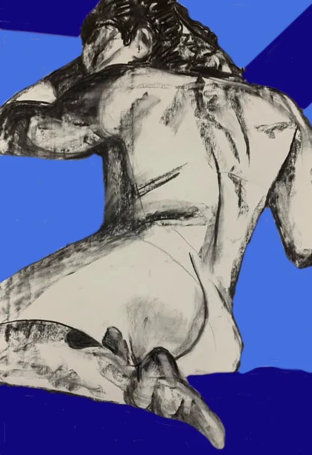 Ethereal Contours: A Study of Form and Color in Human Anatomy